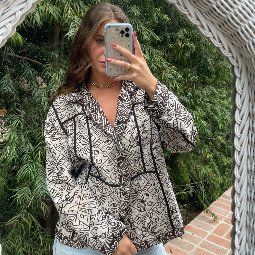 Beautiful reversible quilted jacket